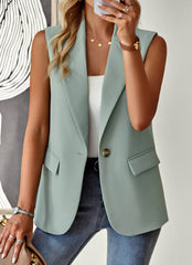 Radford Blazer Vest - Sage