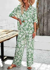 Kaia Tropical Matching Set - Sage