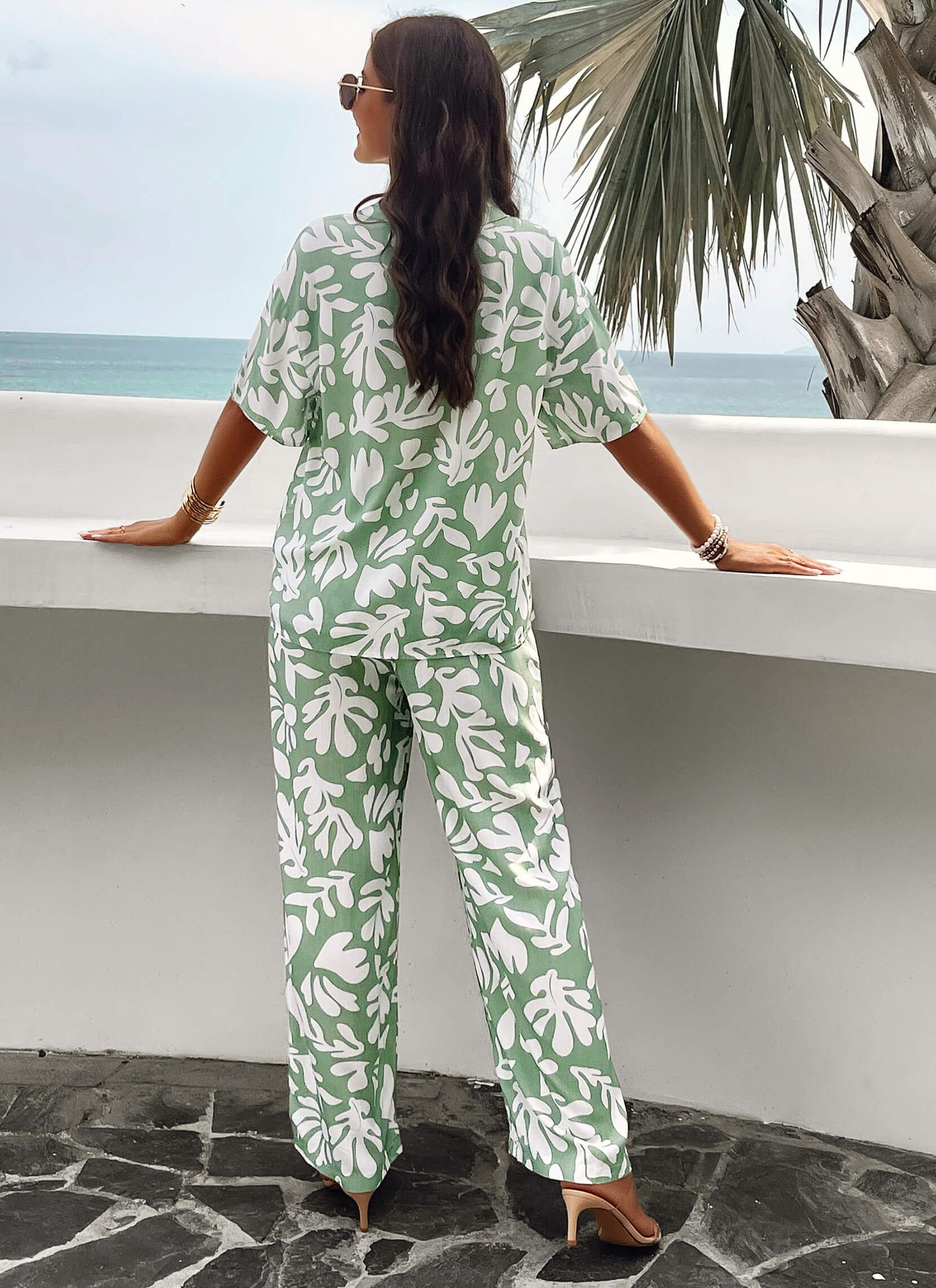 Beach Vacation Matching Set - Sage